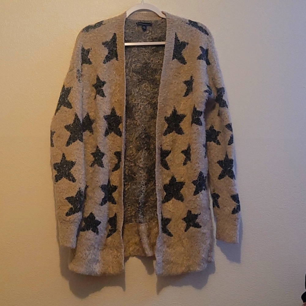 American Eagle Star Cardigan Sweater